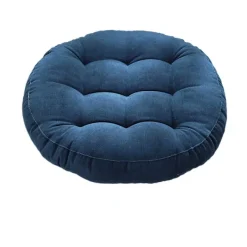 Sittpuffar>Tjock plysch rund tatami kudde （45*45cm）