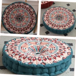 Sittpuffar>Tjock Sittdyna Ergonomisk Golvkudde Multifunktionell Stol Kudde Andningsbar Vardagsrumsdyna