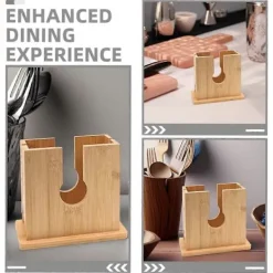 AcserGery Soffbord>Trä Bagel Skivare Hållare Trä Bagel Skärare Anti-halk Brödskärare för Stora Bagels Engelska M