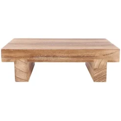 Pallar>Trä sängbord pall för inomhus utomhus mångsidig mobil fotpall för vardagsrum