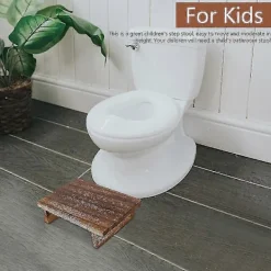 Pallar>Trä Sängbord Stegpall För Inomhus Utomhus Mångsidig Mobil Fotpall För Hem Vardagsrum