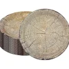 Matgrupper>Träådring Party Tillbehör Träådring Papptallrikar 50 Stycken, 9" Rustika Träskive Papptallrikar