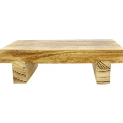 Småbord>Träpall för sängkanten, hushållspall för sovrum, multifunktionell pall (25,00X18,00X7,00CM, som visas i figur 1)