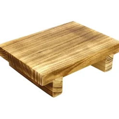 Småbord>Träpall för sängkanten, hushållspall för sovrum, multifunktionell pall (25,00X18,00X7,00CM, som visas i figur 1)