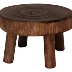 Pallar>Träpall, naturlig träpall, låg blomsterpall för {ROG}