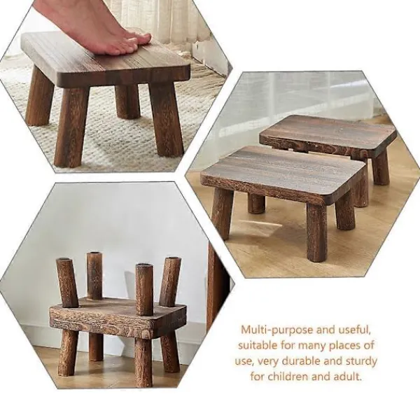 Unbranded Pallar>Träpall Rektangel Träpall Liten Träpall Fotpall för Kök