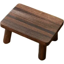 Pallar>Träpall Rektangel Träpall Liten Träpall Fotpall för Kök