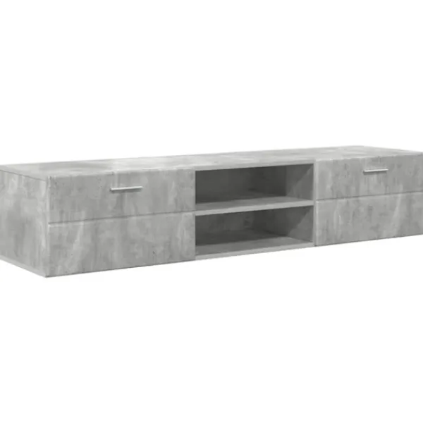 vidaXL Tv-Bänkar>Träskåp Högblanka vita 150 x 39 x 30 cm Konstruerat trä