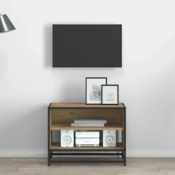 vidaXL Tv-Bänkar>TV Enheter Artisan Ek 61 x 40 x 46 cm Konstruerat trä