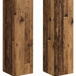 vidaXL Tv-Bänkar>TV Vägghylla 2 pcs Gammalt trä 30 x 31 x 100 cm Konstruerat trä