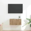 vidaXL Tv-Bänkar>TV Vägghylla Artisan Ek 60 x 31 x 29.5 cm Konstruerat trä
