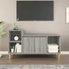 vidaXL Tv-Bänkar>Tv-bänk grå sonoma 100x35x55 cm konstruerat trä