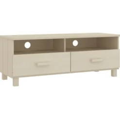 vidaXL Tv-Bänkar>Tv-bänk HAMAR honungsbrun 106x40x40 cm massiv furu