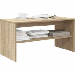 vidaXL Soffbord>Tv-bänk sonoma-ek 80x40x40 cm konstruerat trä