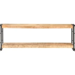 vidaXL Tv-Bänkar>TV-bänk 120x30x40 cm grovt mangoträ