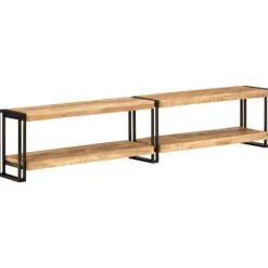 vidaXL Tv-Bänkar>Tv-bänk 200x30x40 cm massivt mangoträ