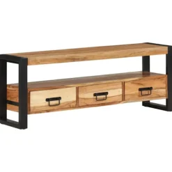 vidaXL Tv-Bänkar>Tv-bänk 120x30x45 cm massivt återvunnet trä