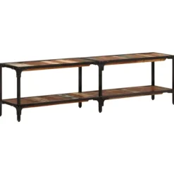 vidaXL Tv-Bänkar>Tv-bänk 150x30x41 cm massivt återvunnet trä