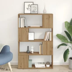 vidaXL Tv-Bänkar>TV-bänkset Väggmonterad Brun 80 x 24 x 125 cm Konstruerat trä