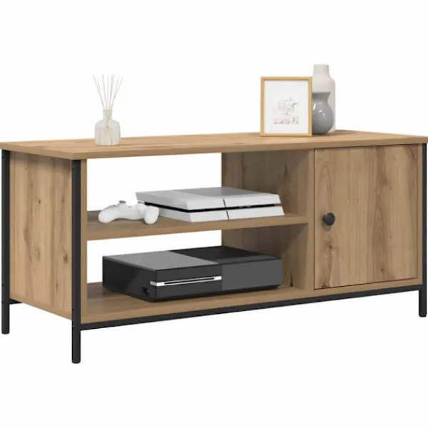 vidaXL Tv-Bänkar>TV-skåp Artisan Ek 100 x 40 x 45 cm Konstruerat trä