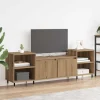 vidaXL Tv-Bänkar>TV-skåp Artisan Ek 160 x 35 x 55 cm Konstruerat trä