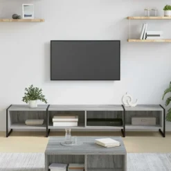 vidaXL Tv-Bänkar>TV-skåp Grå Sonoma 170.5 x 36 x 30.5 cm Konstruerat trä