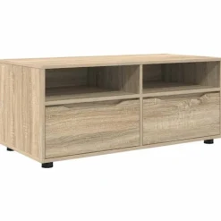 vidaXL Tv-Bänkar>TV-skåp med låda Sonoma-ek 100 x 48 x 43 cm Konstruerat trä