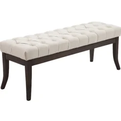 BellaFurn Soffor>Tyg SOFA - Designer Sofa - Elegant extra sittrum för gäster | Färg: Crème | Storlek: 120 cm