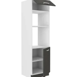 Skåp>Ugnspelarskåp med 2 gångjärnsdörrar - - L 60 x D 57 x H 210 cm - LASSEN