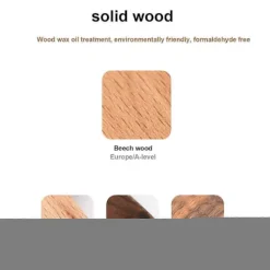 Matgrupper>Underlägg i trä för varma rätter, trädformad set, underlägg för tekanna, varma grytor, naturligt hopfällbart trädunderlägg i trä, nytt