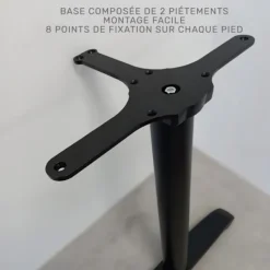 Matbord>Underrede för rektangulärt bord, Bazila modell