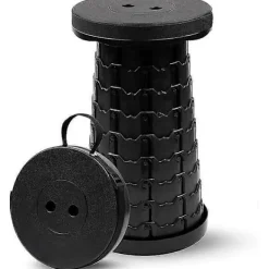 Pallar>Universell Bärbar Hopfällbar Pall - Höjdjusterbar Teleskopisk Pall - Viktkapacitet Upp Till 200 kg