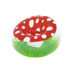 BESTWAY Sittpuffar>Uppblåsbar Fåtölj - - Svamp - 112x112x66 cm - Flerfärgad - +6 År Flerfärgad