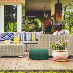 B2X Sittpuffar>Uppblåsbar pall i grönt