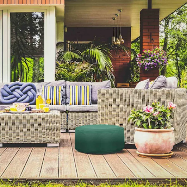 B2X Sittpuffar>Uppblåsbar pall i grönt