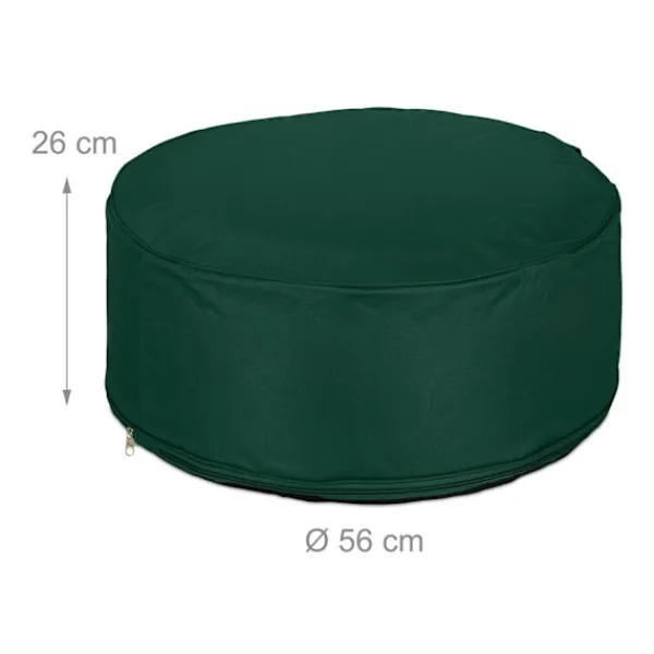 B2X Sittpuffar>Uppblåsbar pall i grönt