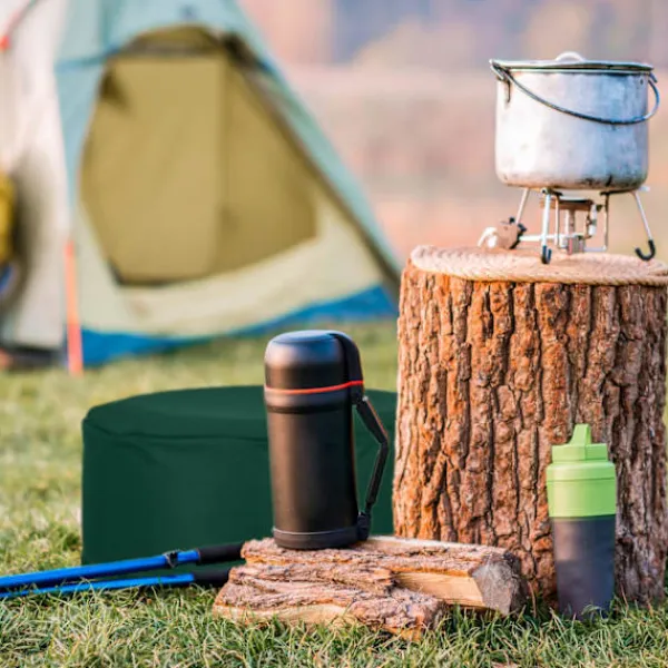 B2X Sittpuffar>Uppblåsbar pall i grönt