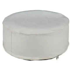 B2X Sittpuffar>Uppblåsbar pall i krämvit