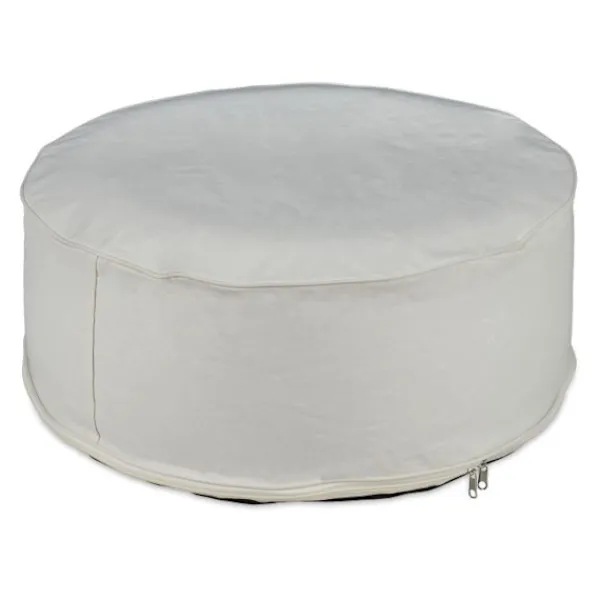 B2X Sittpuffar>Uppblåsbar pall i krämvit