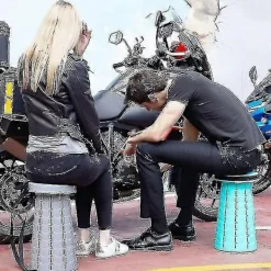 Pallar>Uppgraderad version hopfällbar pall, teleskopisk pall för alla tillfällen