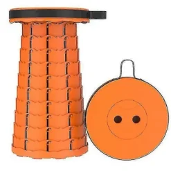 Pallar>Uppgraderad version hopfällbar pall, teleskopisk pall för alla tillfällen