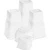 Sängar>Utopia Bedding Justerbara Möbelben för Säng (Set med 8), Kraftiga Lyft för Soffa och Bord - Stödjer upp till 0,7 kg - (vit) vit