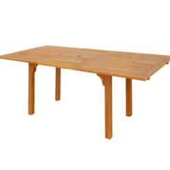 Matbord>Utvidbart bord - Aktive - 200x100 cm - Akacia trä - 8 platser - Modern design