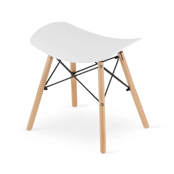 Valora Pallar>CORFU Pall Vit Ergonomisk Design för Kök x2