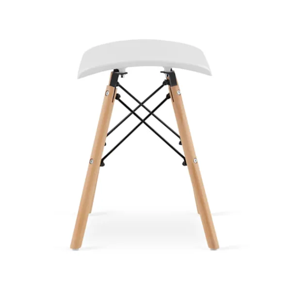 Valora Pallar>CORFU Pall Vit Modern Ergonomisk Design x4