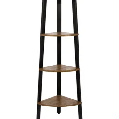 Valora Hyllor>HÖRNHYLLA Rustik metall för vardagsrum och sovrum