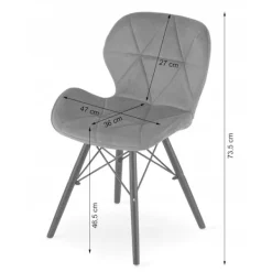 Valora Matgrupper>KOVA 60 Rund Askbordsgrupp med 2 WAKO Grå Stolar