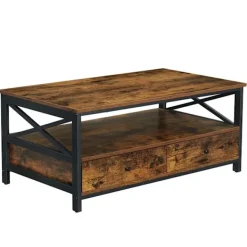 Valora Soffbord>LCT21BXV1 Soffbord Rustikt Brunt Loftstil