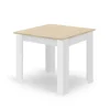 Valora Matbord>NP Fyrkantigt Matbord Sonoma Ek Skiva med Vita Ben