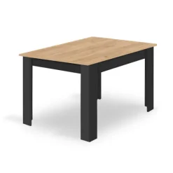 Valora Matbord>NP 120X80 hantverksbord modern design svarta ben